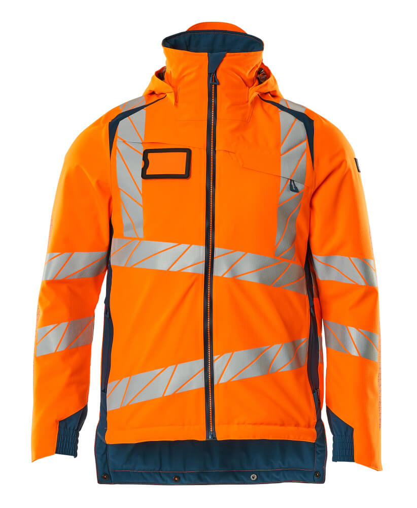 MASCOT ACCELERATE SAFE Winterjacke - Hi-vis Orange/Dunkelpetroleum