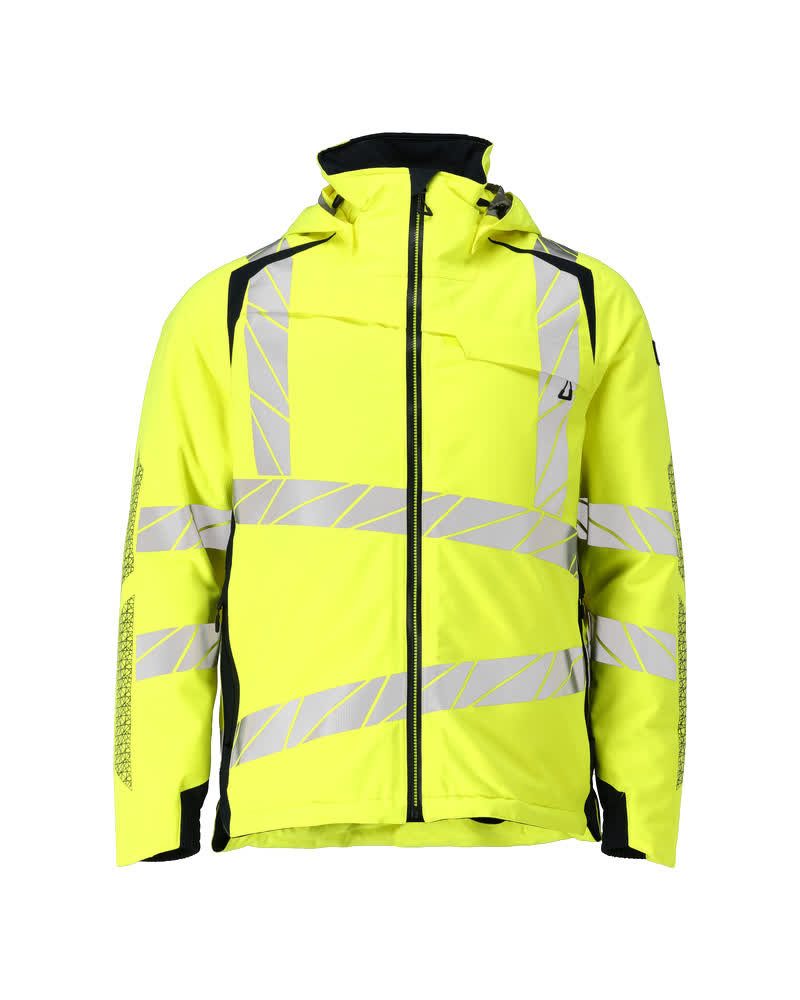 MASCOT ACCELERATE SAFE Winterjacke - Hi-vis Gelb/Schwarzblau
