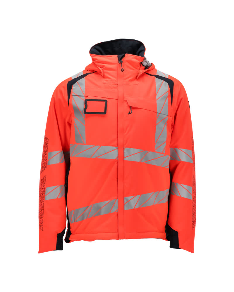 MASCOT ACCELERATE SAFE Winterjacke - Hi-vis Rot/Schwarzblau