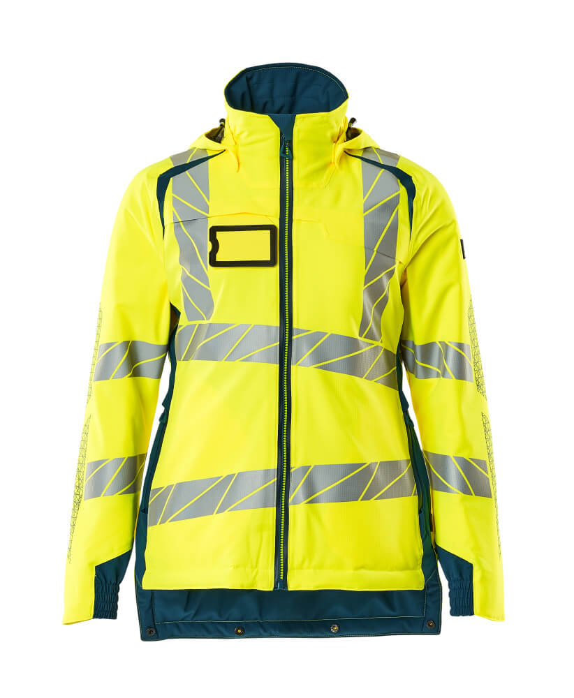 MASCOT ACCELERATE SAFE Winterjacke - Hi-vis Gelb/Dunkelpetroleum