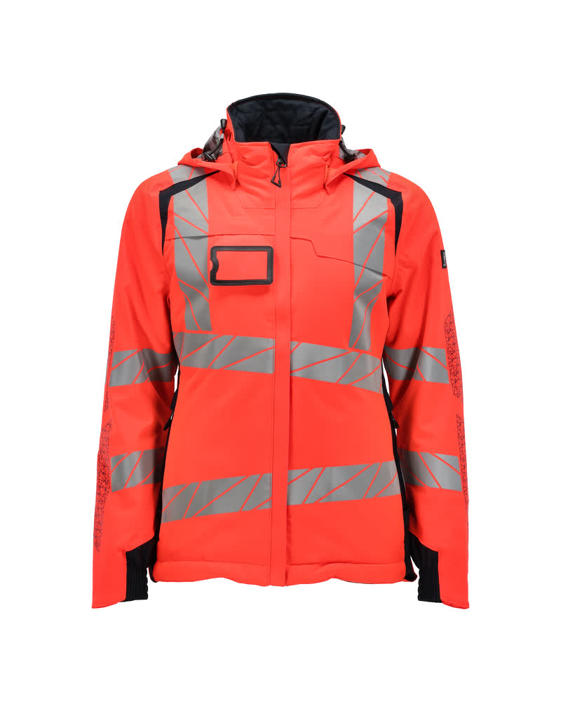 MASCOT ACCELERATE SAFE Winterjacke - Hi-vis Rot/Schwarzblau
