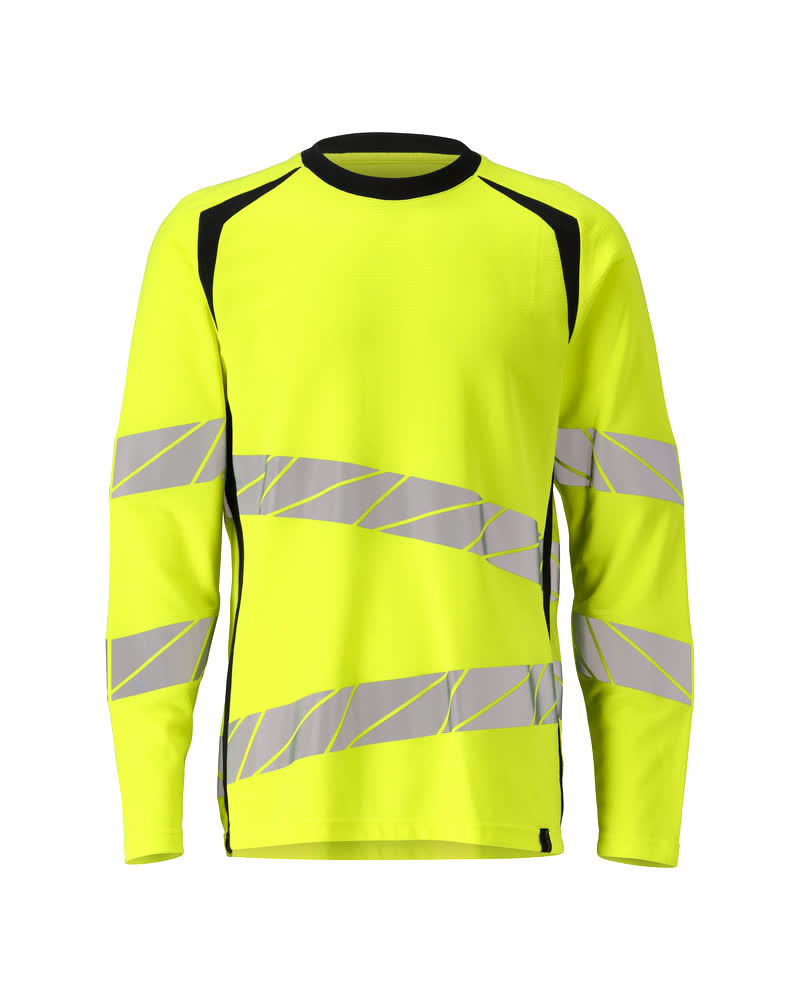 MASCOT ACCELERATE SAFE T-Shirt, Langarm - Hi-vis Gelb/Schwarzblau