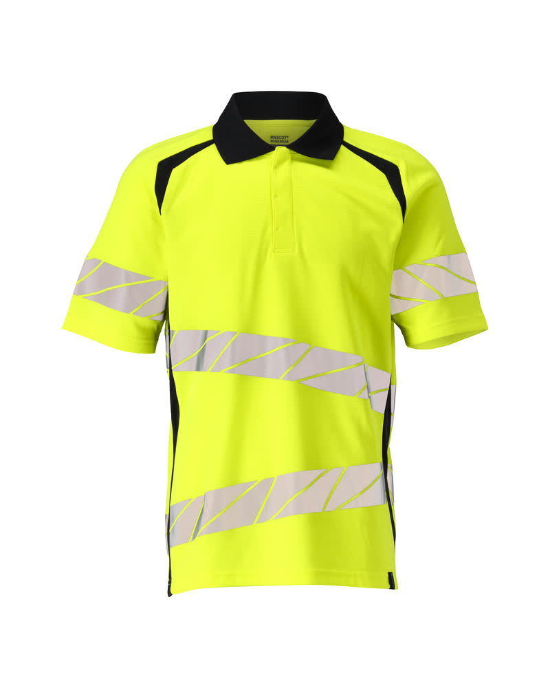 MASCOT ACCELERATE SAFE Polo-Shirt - Hi-vis Gelb/Schwarzblau