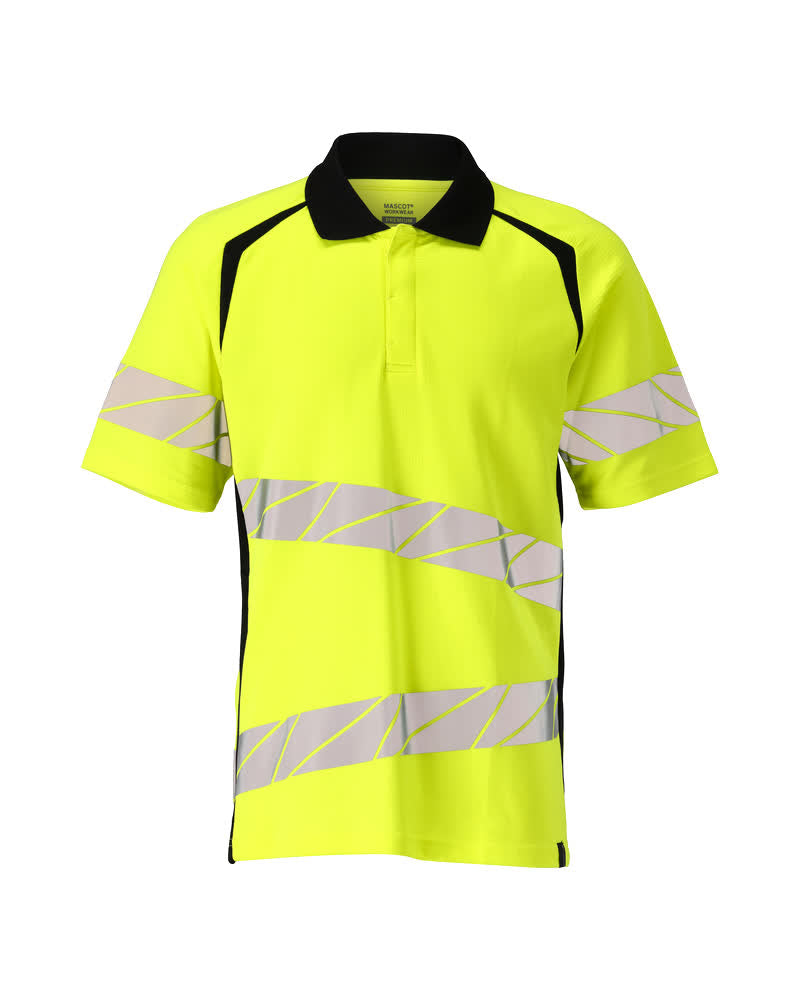MASCOT ACCELERATE SAFE Polo-Shirt - Hi-vis Gelb/Schwarz