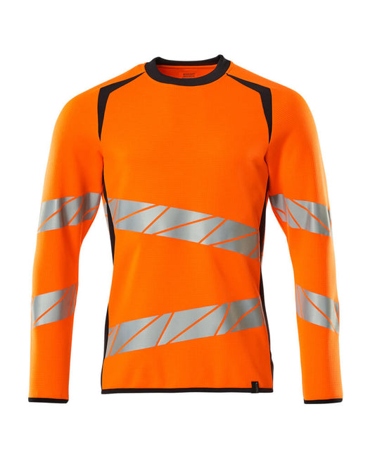 MASCOT ACCELERATE SAFE Sweatshirt - Hi-vis Orange/Schwarzblau