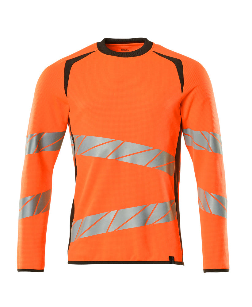 MASCOT ACCELERATE SAFE Sweatshirt - Hi-vis Orange/Dunkelanthrazit