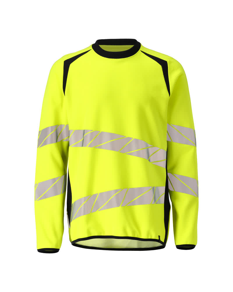 MASCOT ACCELERATE SAFE Sweatshirt - Hi-vis Gelb/Schwarzblau