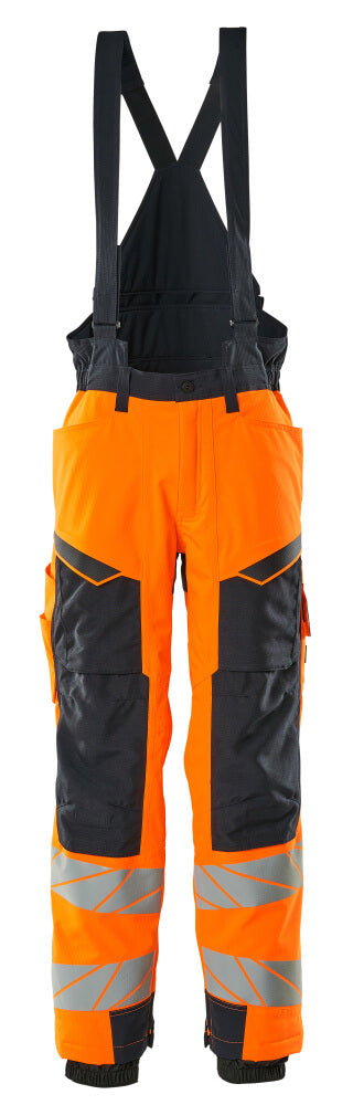 MASCOT ACCELERATE SAFE Winterhose - Hi-vis Orange/Schwarzblau