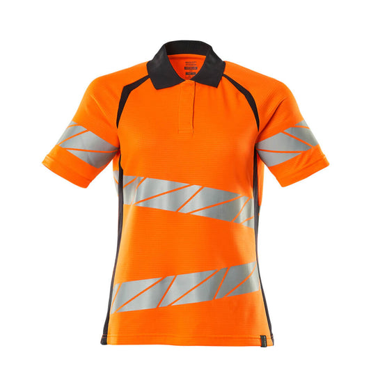 MASCOT ACCELERATE SAFE Polo-Shirt - Hi-vis Orange/Schwarzblau