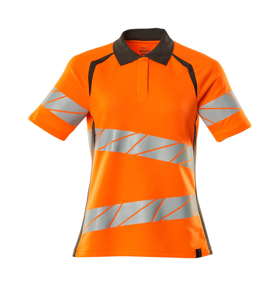 MASCOT ACCELERATE SAFE Polo-Shirt - Hi-vis Orange/Dunkelanthrazit