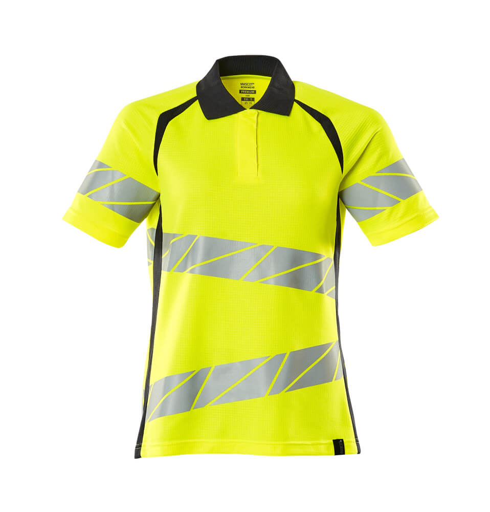 MASCOT ACCELERATE SAFE Polo-Shirt - Hi-vis Gelb/Schwarzblau