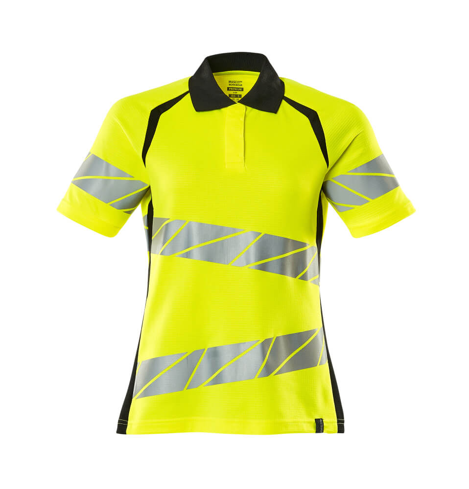 MASCOT ACCELERATE SAFE Polo-Shirt - Hi-vis Gelb/Schwarz