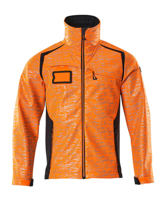 MASCOT ACCELERATE SAFE Softshell Jacke - Hi-vis Orange/Schwarzblau