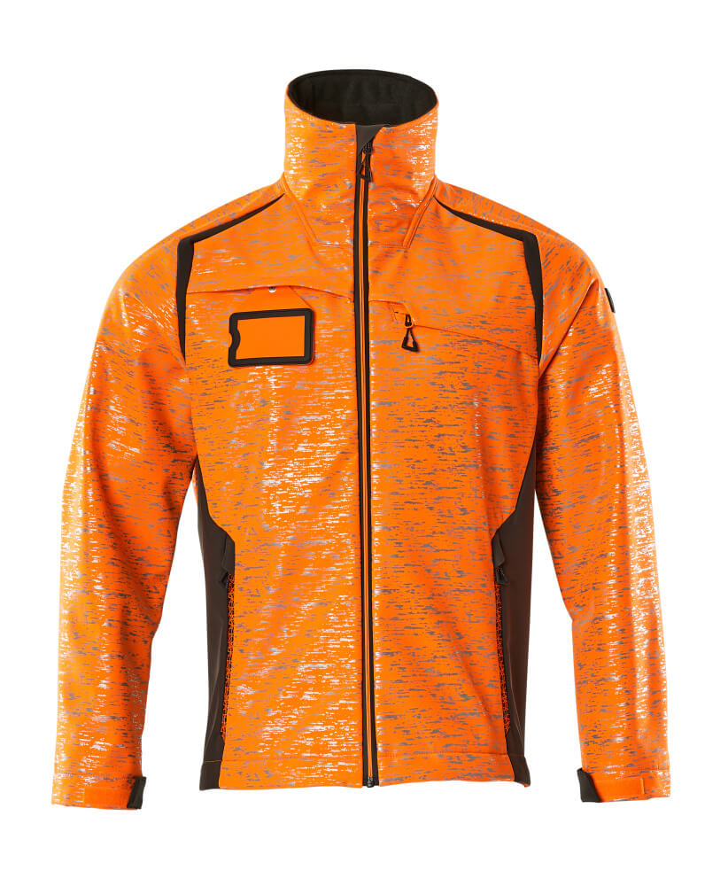 MASCOT ACCELERATE SAFE Softshell Jacke - Hi-vis Orange/Dunkelanthrazit