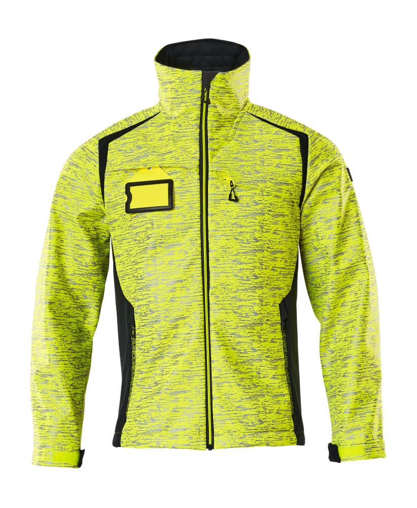 MASCOT ACCELERATE SAFE Softshell Jacke - Hi-vis Gelb/Schwarzblau