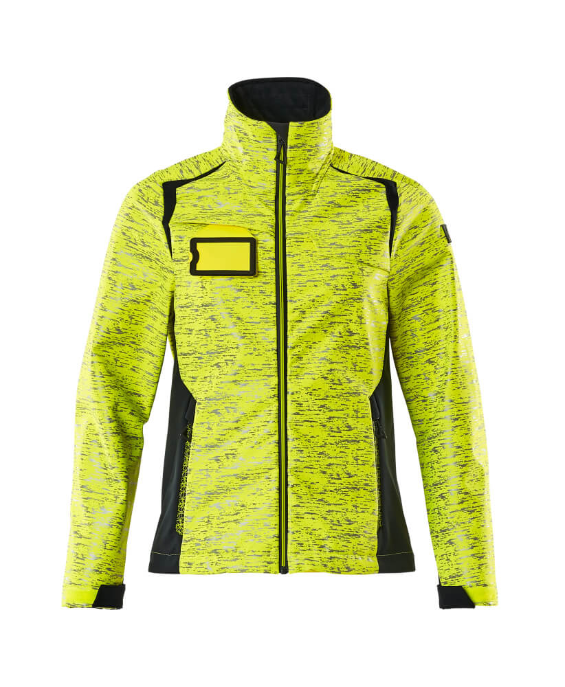 MASCOT ACCELERATE SAFE Softshell Jacke - Hi-vis Gelb/Schwarzblau
