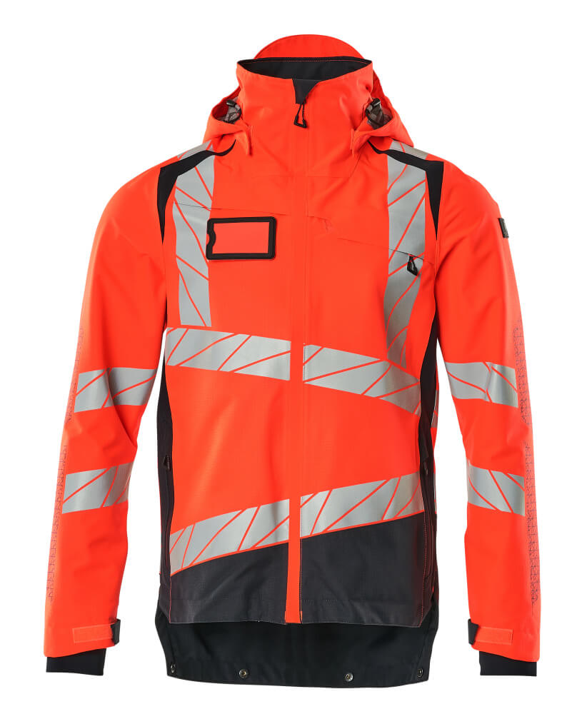 MASCOT ACCELERATE SAFE Hard Shell Jacke - Hi-vis Rot/Schwarzblau