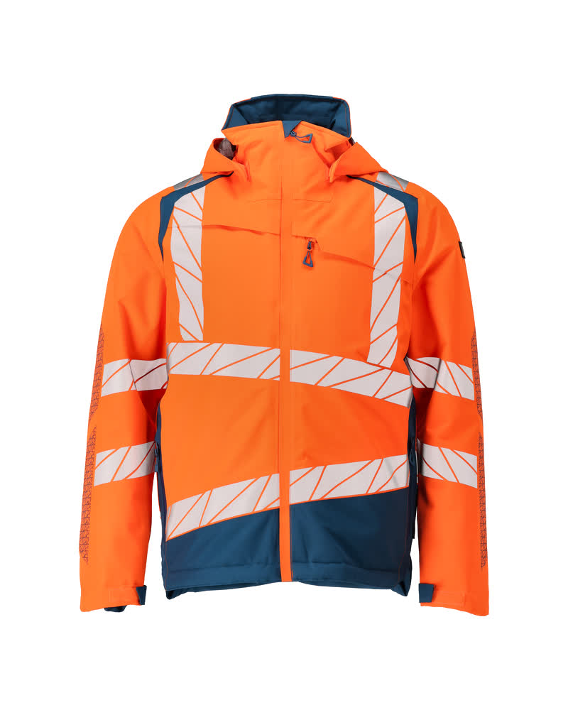 MASCOT ACCELERATE SAFE Winterjacke - Hi-vis Orange/Dunkelpetroleum