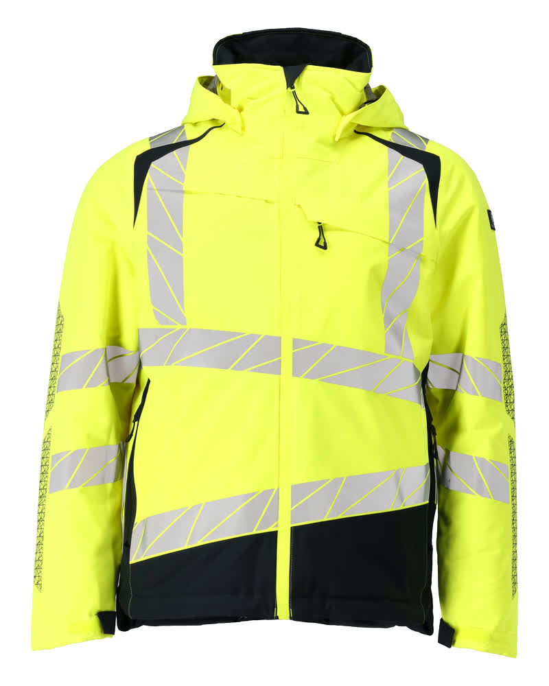 MASCOT ACCELERATE SAFE Winterjacke - Hi-vis Gelb/Schwarzblau
