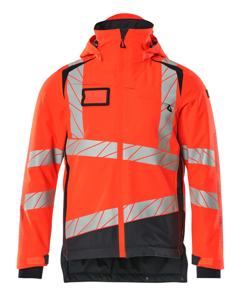 MASCOT ACCELERATE SAFE Winterjacke - Hi-vis Rot/Schwarzblau