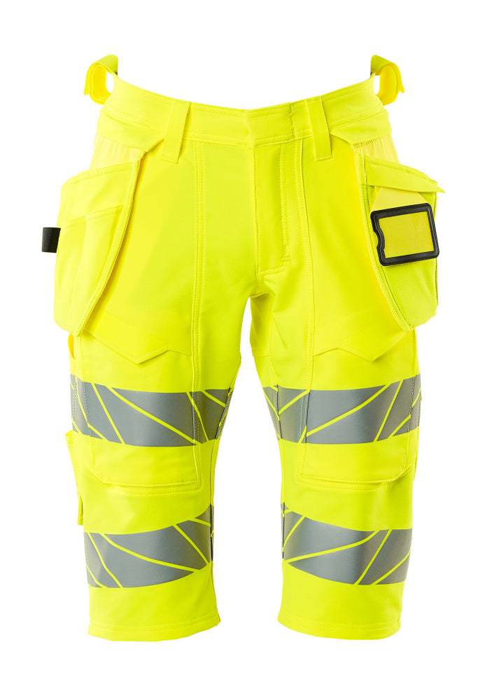 MASCOT ACCELERATE SAFE Shorts, lang mit Hängetaschen - Hi-vis Gelb