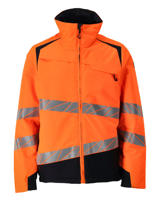 MASCOT ACCELERATE SAFE Winterjacke - Hi-vis Orange/Schwarzblau