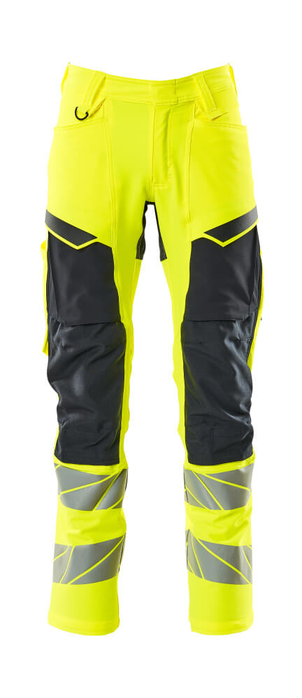 MASCOT ACCELERATE SAFE Hose mit Knietaschen - Hi-vis Gelb/Schwarzblau