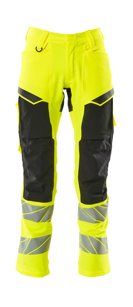 MASCOT ACCELERATE SAFE Hose mit Knietaschen - Hi-vis Gelb/Schwarz