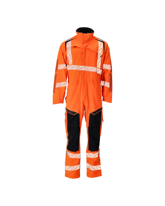 MASCOT ACCELERATE SAFE Overall mit Knietaschen - Hi-vis Orange/Schwarzblau