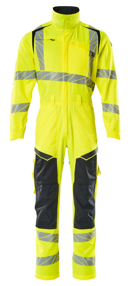 MASCOT ACCELERATE SAFE Overall mit Knietaschen - Hi-vis Gelb/Schwarzblau