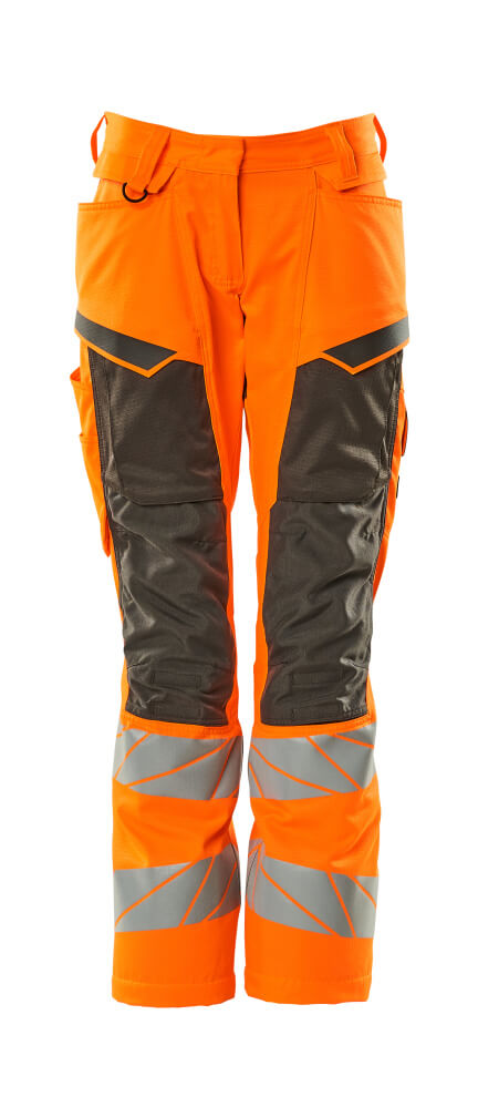 MASCOT ACCELERATE SAFE Hose mit Knietaschen - Hi-vis Orange/Dunkelanthrazit
