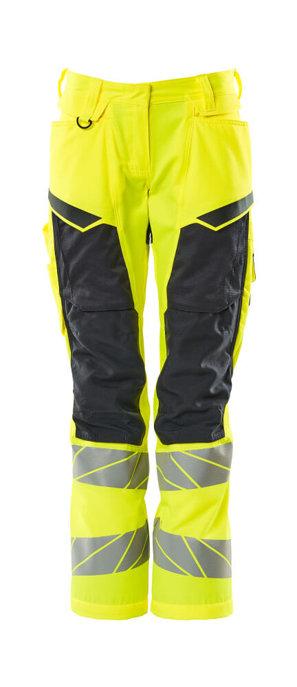 MASCOT ACCELERATE SAFE Hose mit Knietaschen - Hi-vis Gelb/Schwarzblau