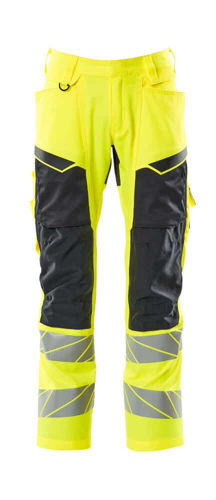 MASCOT ACCELERATE SAFE Hose mit Knietaschen - Hi-vis Gelb/Schwarzblau