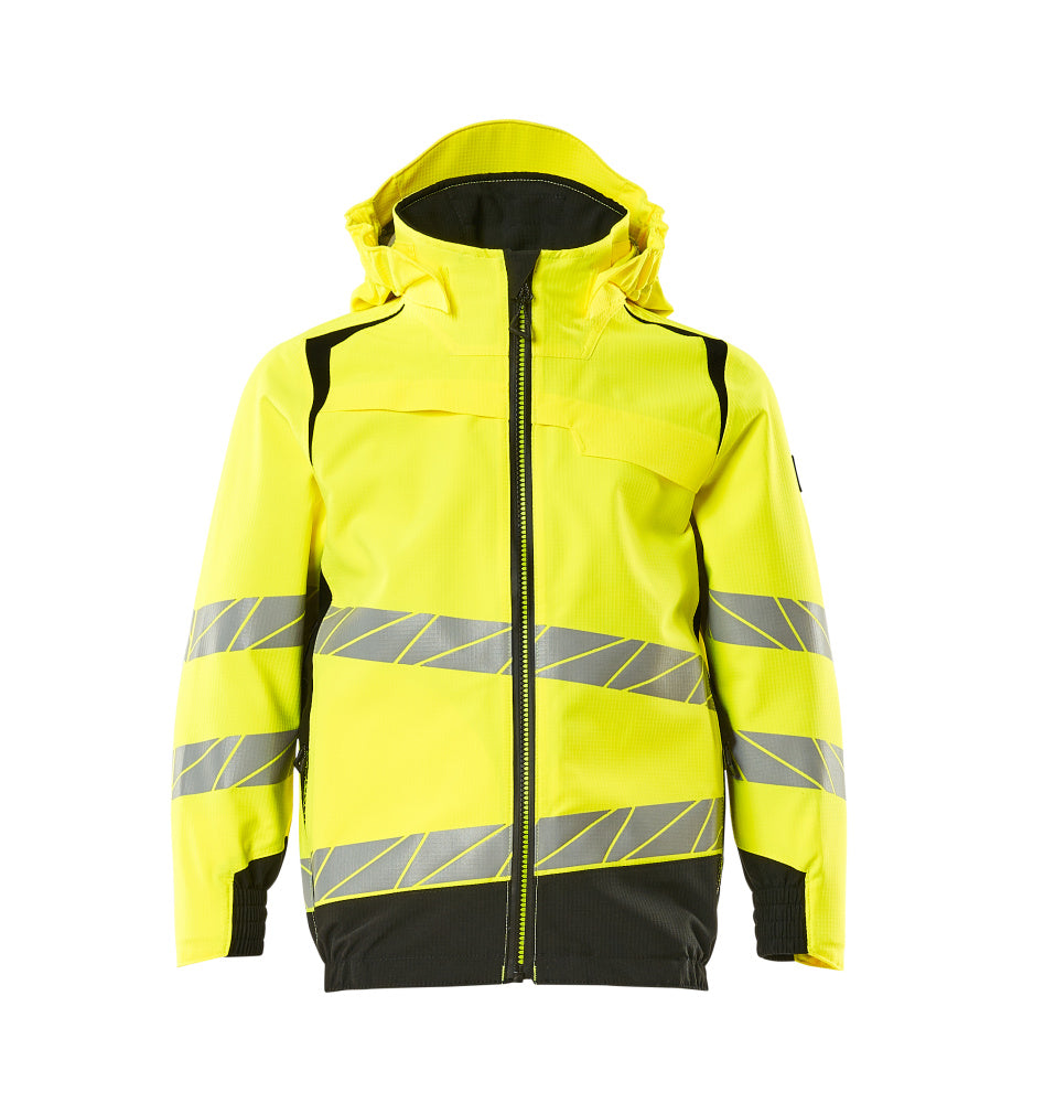 MASCOT ACCELERATE SAFE Hard Shell Jacke für Kinder - Hi-vis Gelb/Schwarz