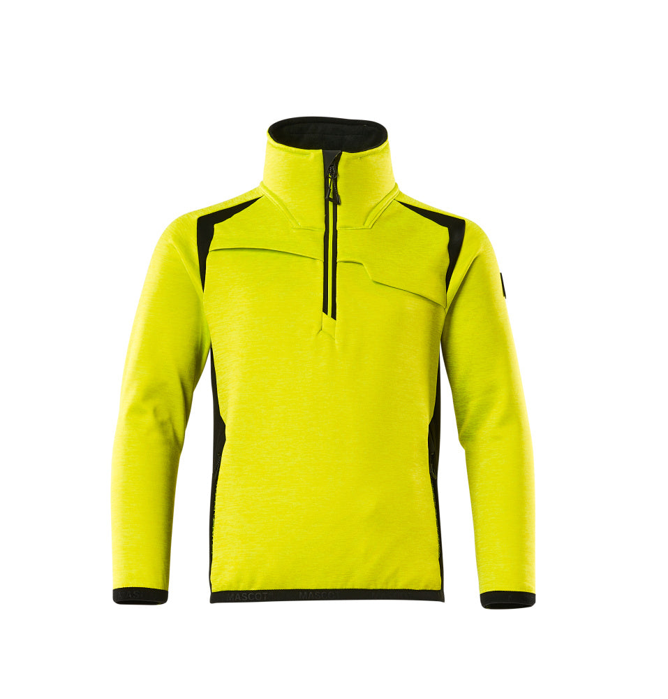 MASCOT ACCELERATE SAFE Fleecepullover für Kinder - Hi-vis Gelb/Schwarz