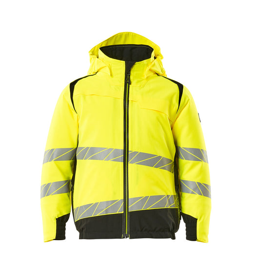 MASCOT ACCELERATE SAFE Winterjacke für Kinder - Hi-vis Gelb/Schwarz