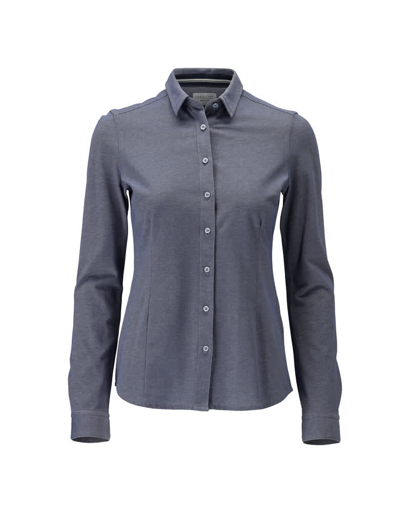 MASCOT FRONTLINE Hemd - Blau-meliert