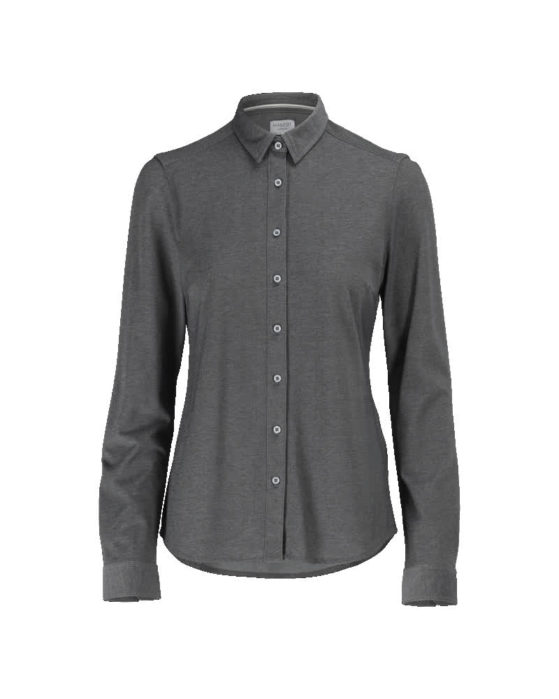 MASCOT FRONTLINE Hemd - Dunkelanthrazit/Hellgrau-meliert