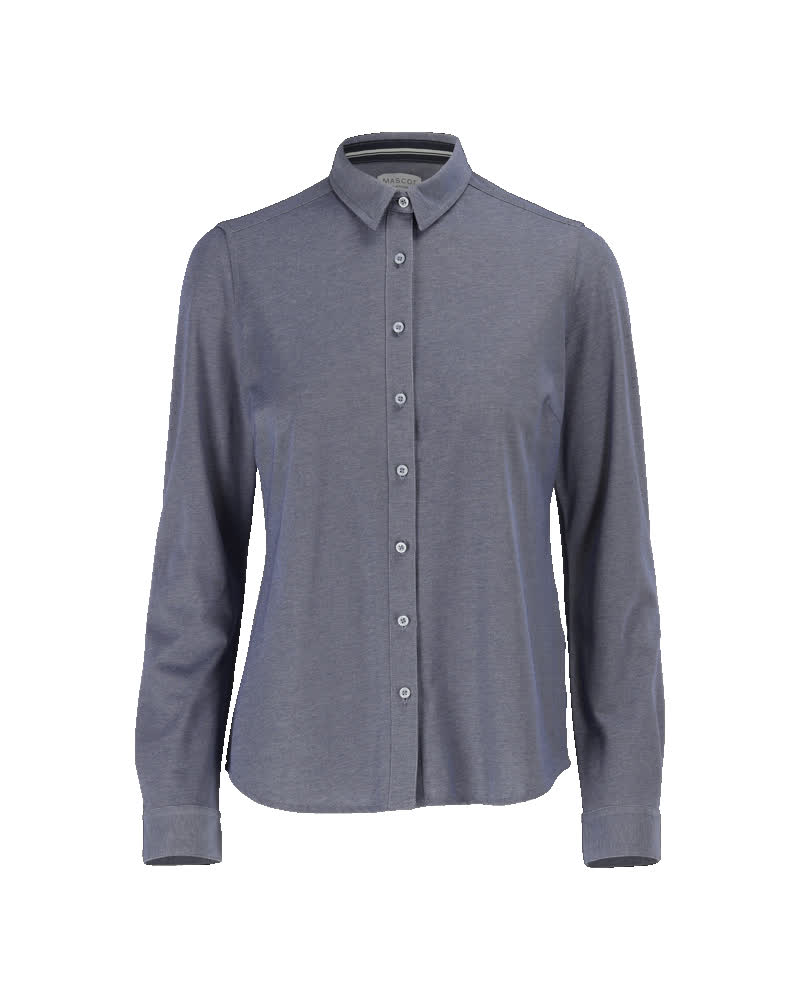 MASCOT FRONTLINE Hemd - Blau-meliert