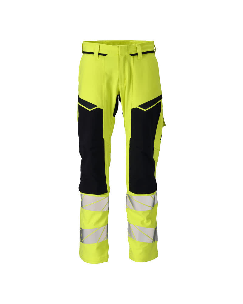MASCOT ACCELERATE MULTISAFE Hose mit Knietaschen - Hi-vis Gelb/Schwarzblau