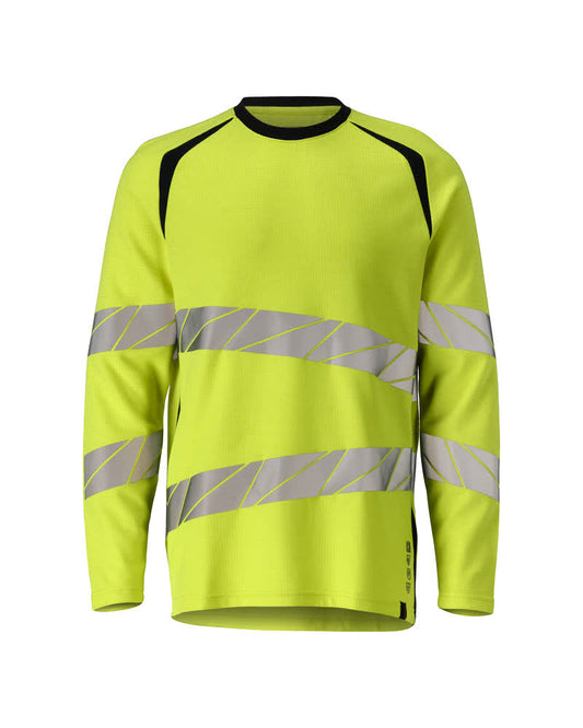MASCOT ACCELERATE MULTISAFE T-Shirt, Langarm - Hi-vis Gelb/Schwarzblau