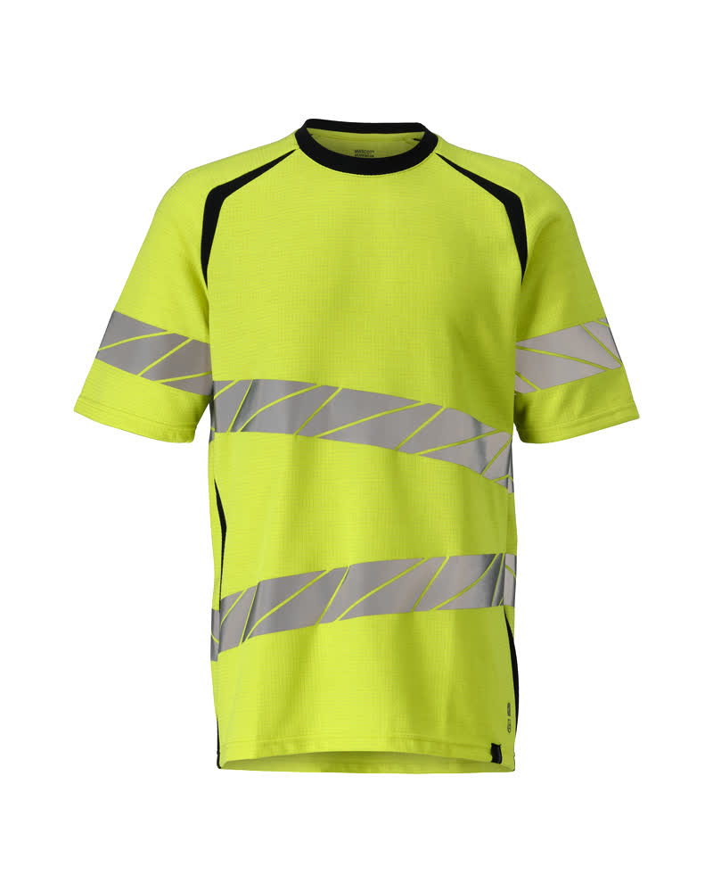 MASCOT ACCELERATE MULTISAFE T-Shirt - Hi-vis Gelb/Schwarzblau