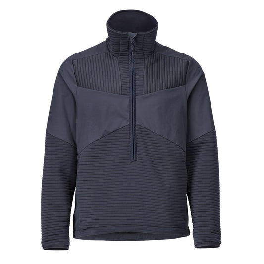 MASCOT CUSTOMIZED Fleecepullover mit kurzem Reißverschluss und Futter - Schwarzblau