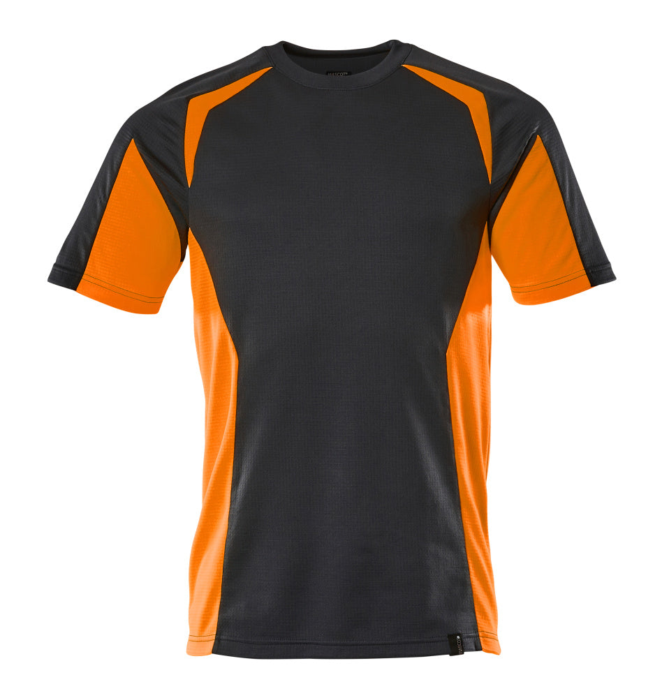 MASCOT ACCELERATE SAFE T-Shirt - Schwarzblau/Hi-vis Orange