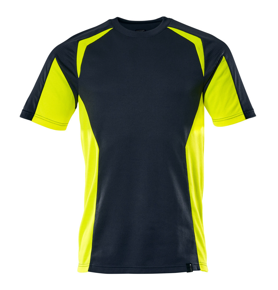 MASCOT ACCELERATE SAFE T-Shirt - Schwarzblau/Hi-vis Gelb