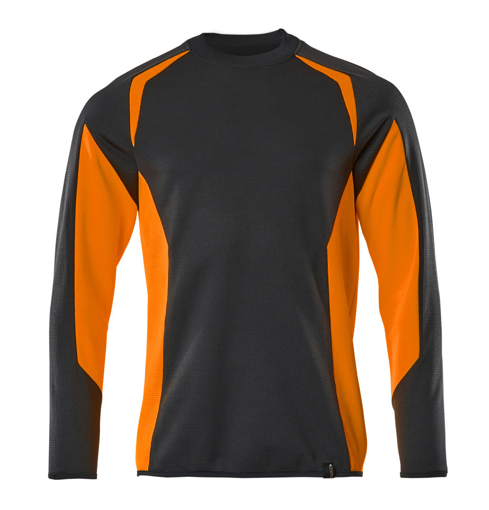 MASCOT ACCELERATE SAFE Sweatshirt - Schwarzblau/Hi-vis Orange