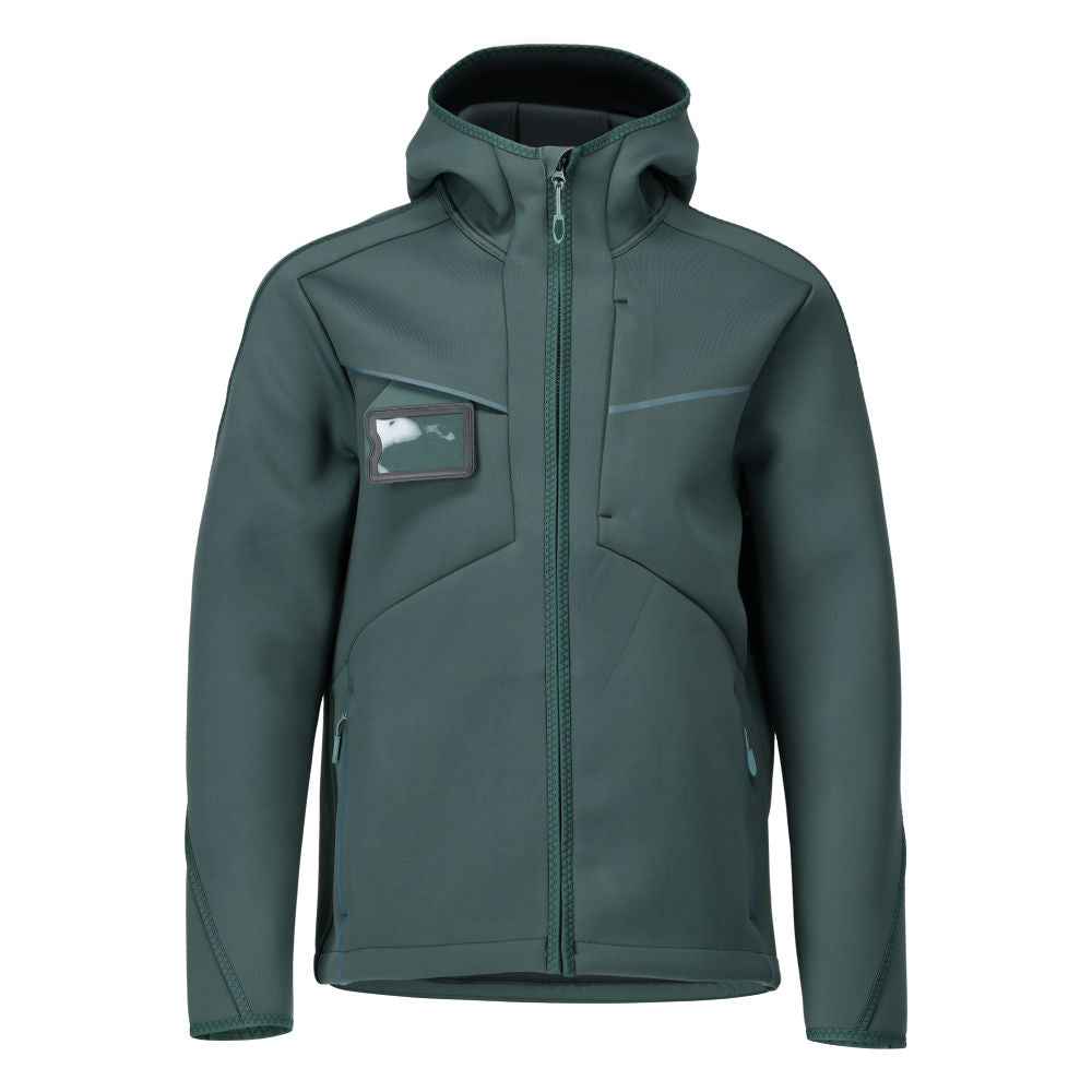 MASCOT CUSTOMIZED Softshell Jacke mit Kapuze - Waldgrün