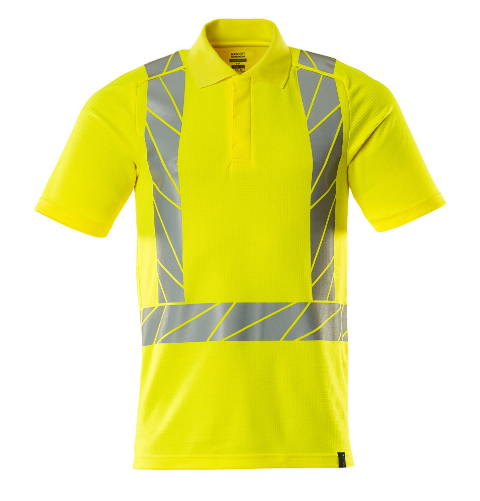 MASCOT ACCELERATE SAFE Polo-Shirt - Hi-vis Gelb