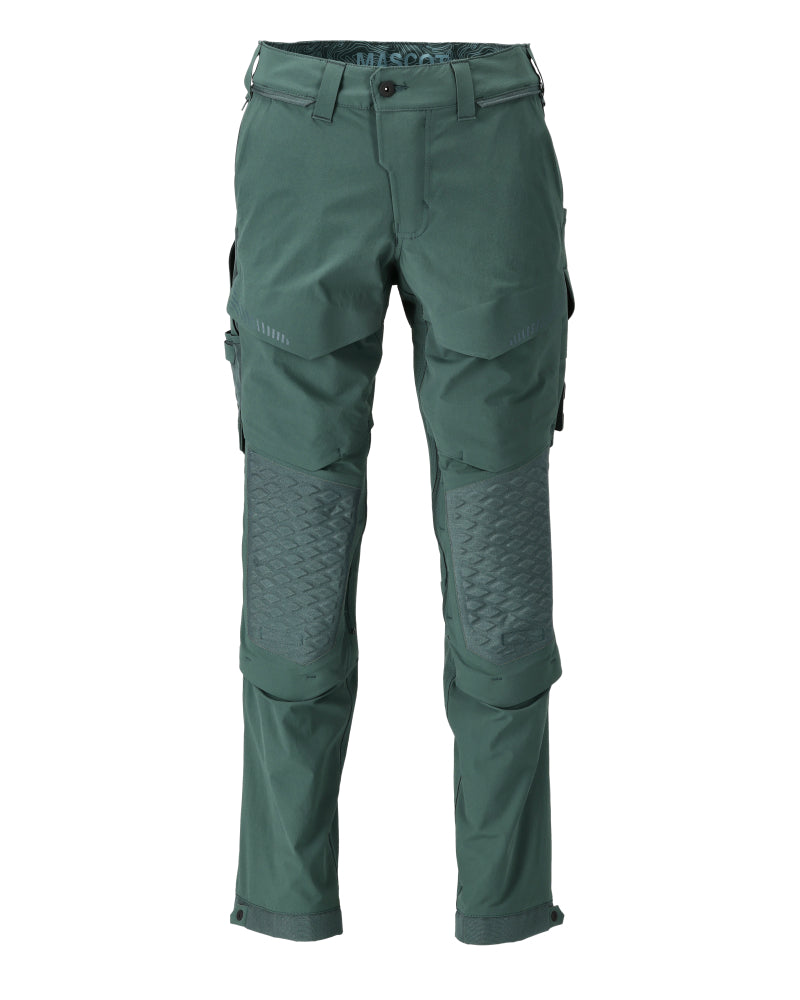 MASCOT CUSTOMIZED Hose mit Knietaschen - Waldgrün