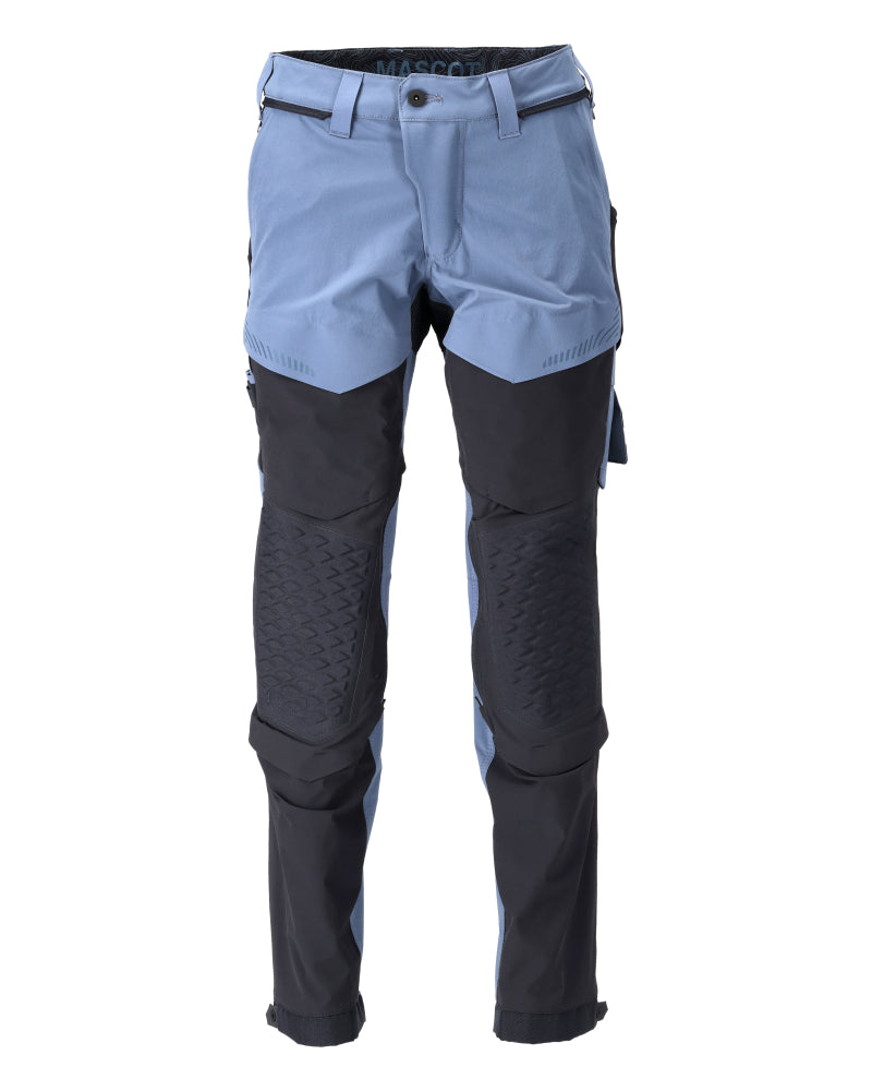 MASCOT CUSTOMIZED Hose mit Knietaschen - Steinblau/Schwarzblau
